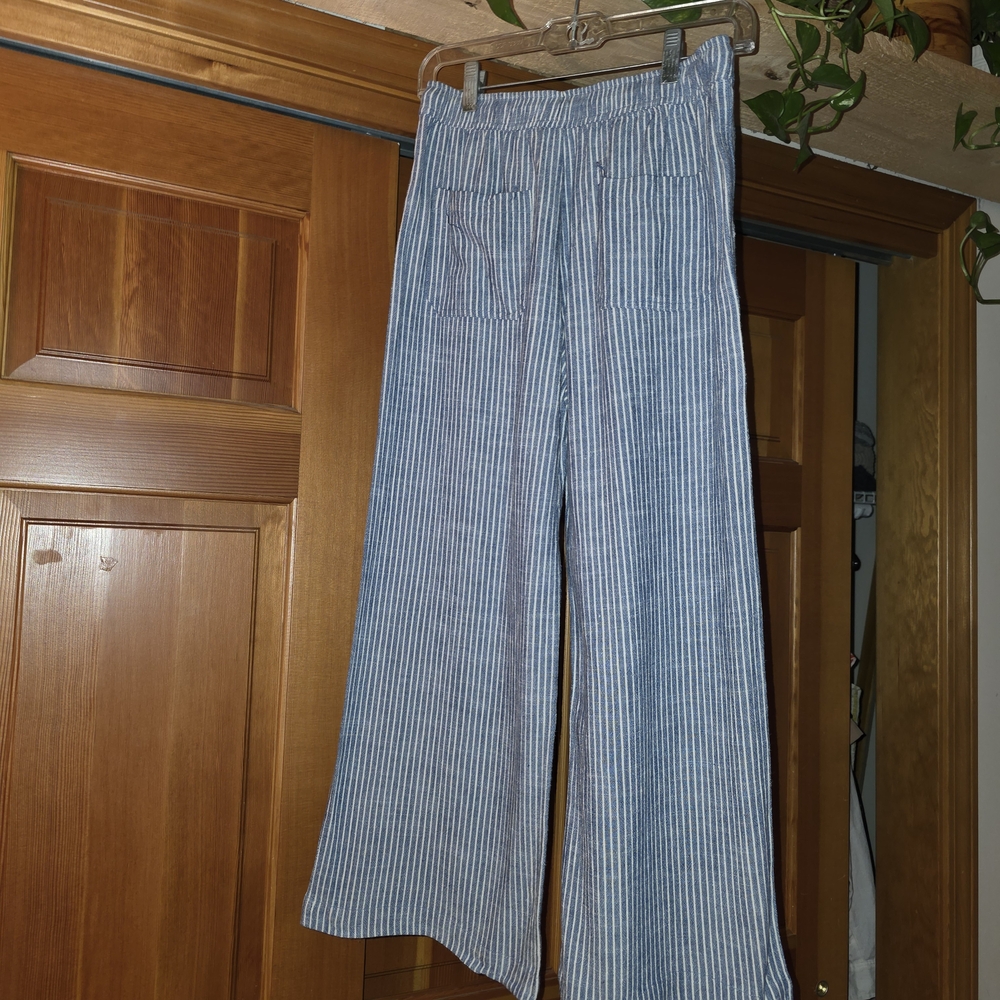 Becool Striped Wide Leg Pants Size Small - Picture 3 of 13